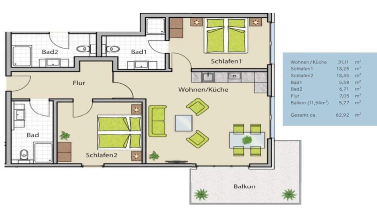 Villa Louisa - Liegestuhl 45 Sellin  Екстер'єр фото